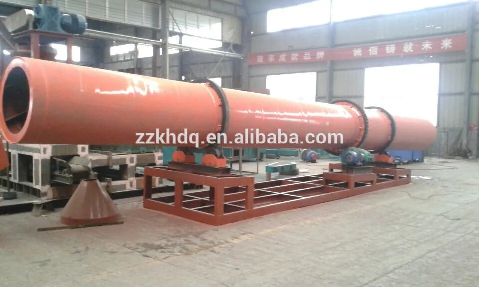 Mobile rotary dryer for drying sludge, sawdust, coal, coke, mill scale, phospho gypsum