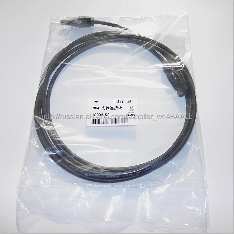 Wholesale 10 pcs. = lot of solar cable 6.0mm2 (10AWG) 4 meters (13.12 feet) solar