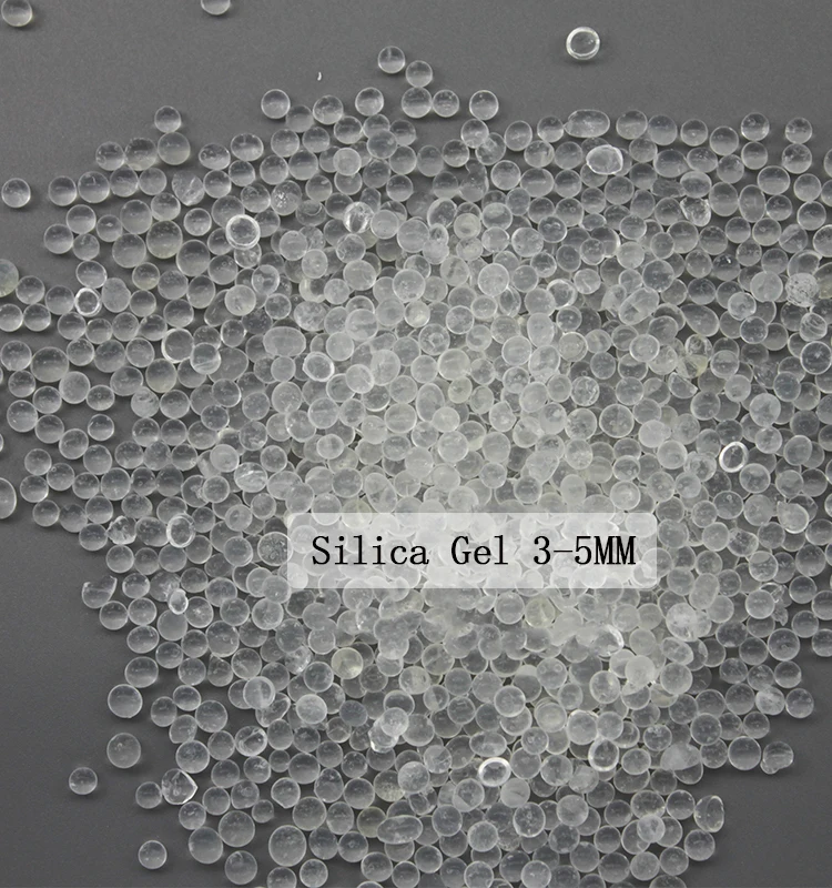 
4-8mm High Quality Wholesale White Silica Gel Chemical Free Desiccant Raw Material 