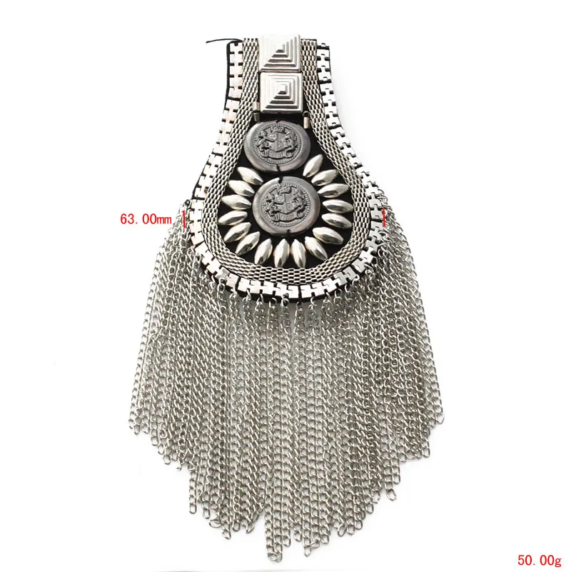 Wholesale Embroidery Rhinestone Shoulder Brooches Epaulettes and Fashion Brooches for Men Suits S1427-001