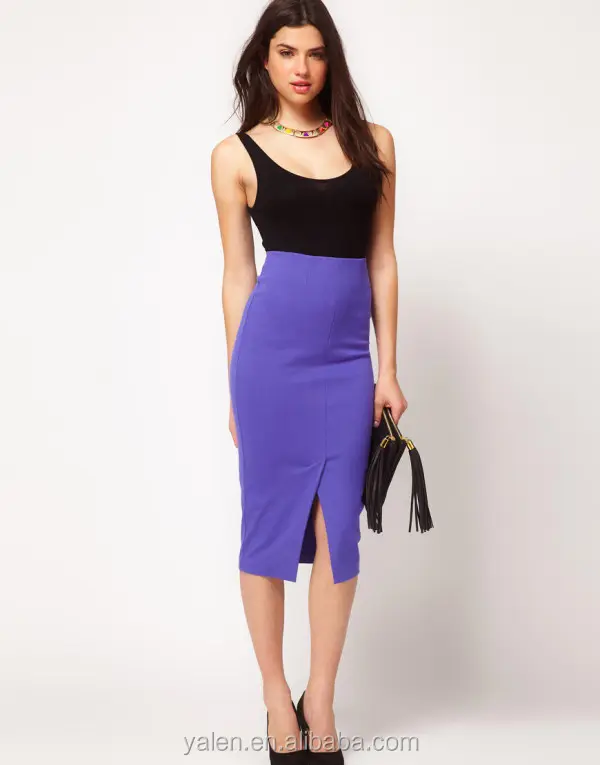 
2014 A/W Woman Midi Pencil Skirt 