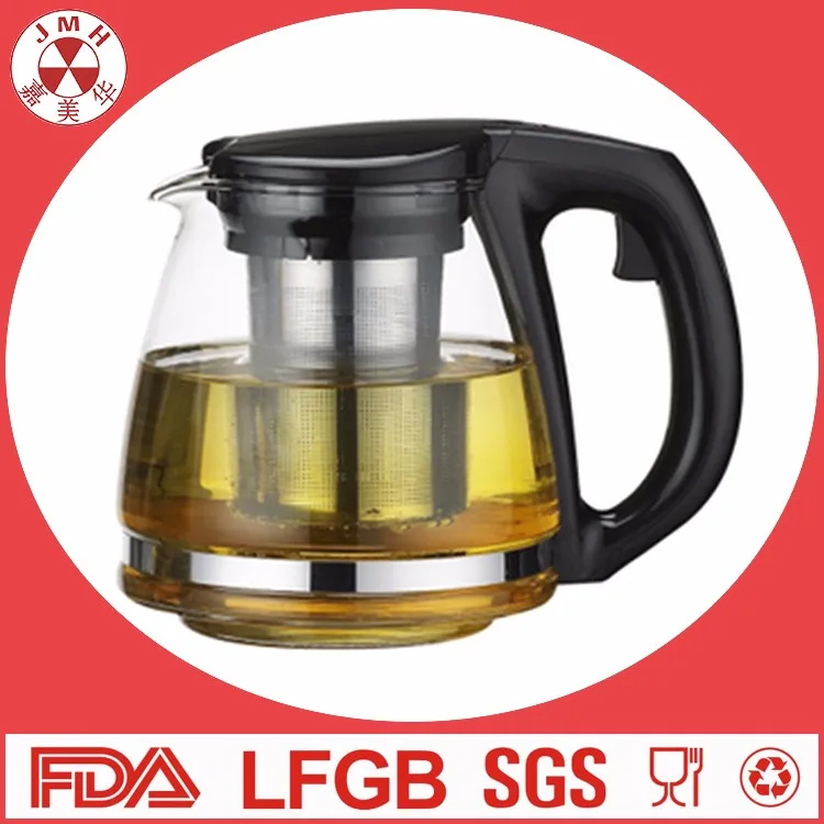 
Free sample high quality moroccan glass tea coffee pot set with infuser 