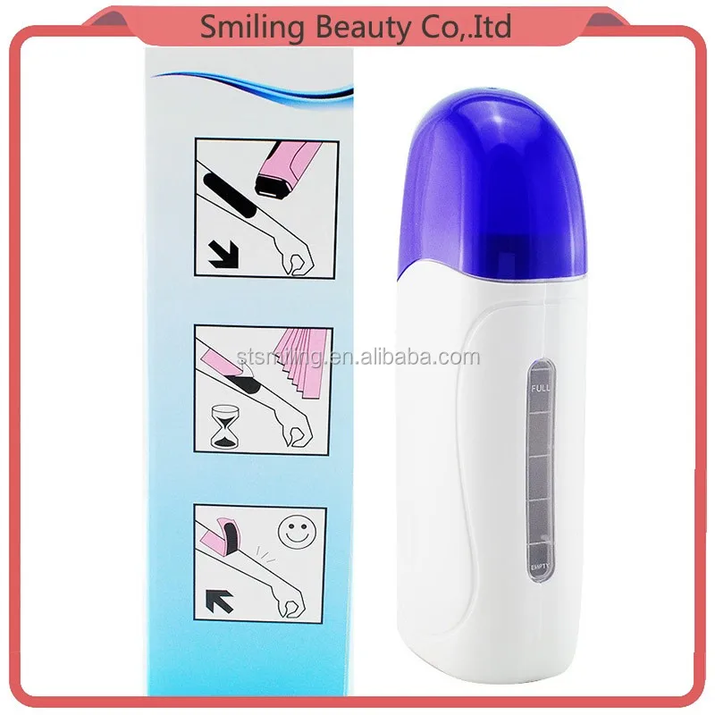 
100ml Wax Heater Salon Beauty Hair Removal Roll On Depilation Waxing Machine Electric Roller Depilatory Wax Strip Machine 