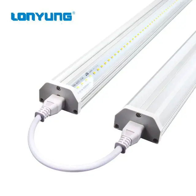 ETL DLC Double T5 Led tube light , Dimming 15W - 60W 600-2400MM LED T5/T8 led tube8 xxx tube you tube xxx