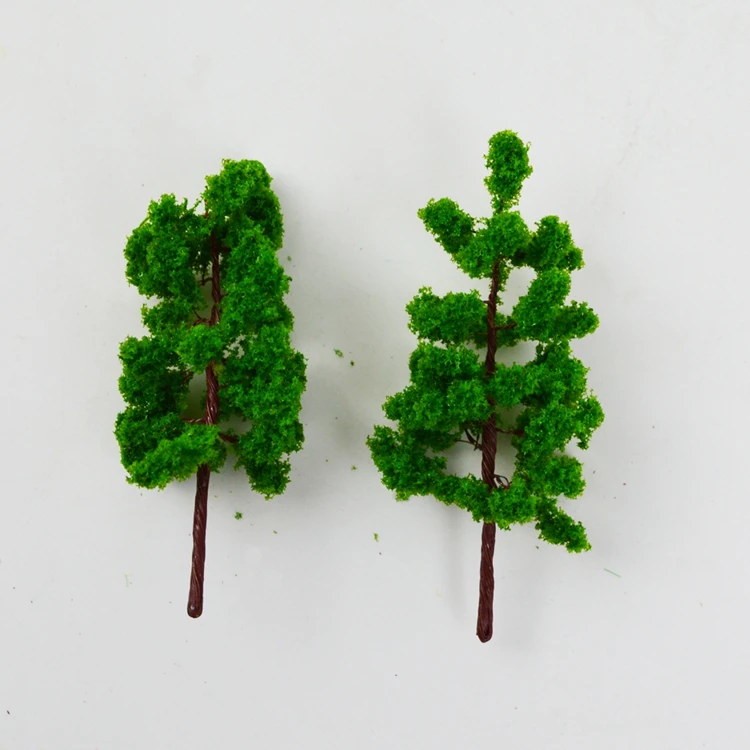 6- 14 cm realistic scale wire tree