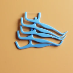 Reusable Eco Biodegradable Dental Floss With Long Handle Mini Dental Floss