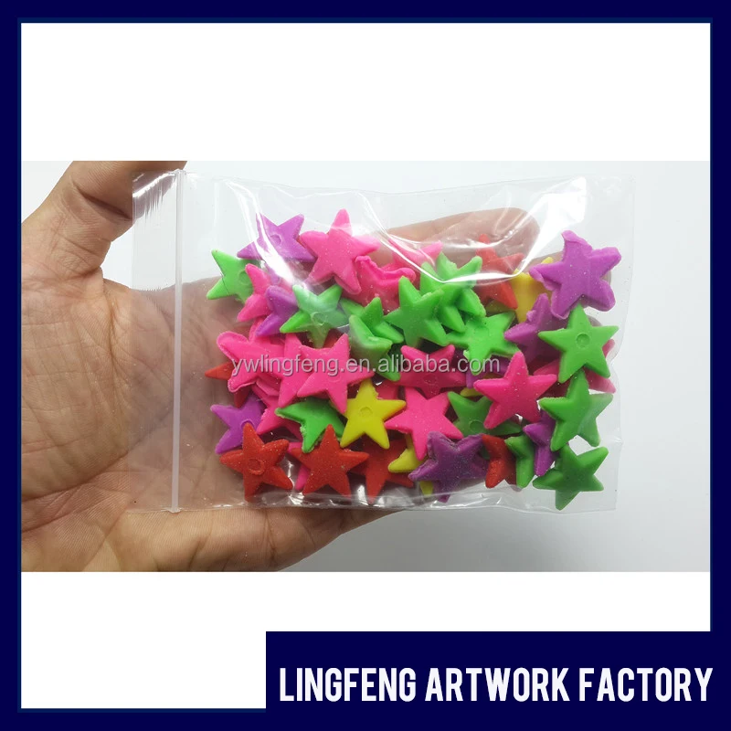 LF-161-16 linkfun wholesale 2cm*2cm EVA five-pointed star funny kids toy of water growing decoration