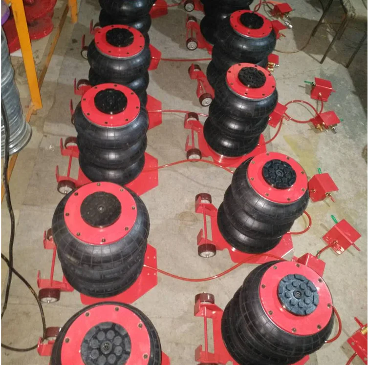 
5 Ton Triple Bag Air Jack Extended Handle Air Jack Lifting Height 18Inch Pneumatic Air Jack 6600LBS Capacity 