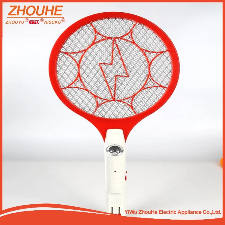 Mosquito Racket LED Light Rechargeable electronic mosquito hitting swatter