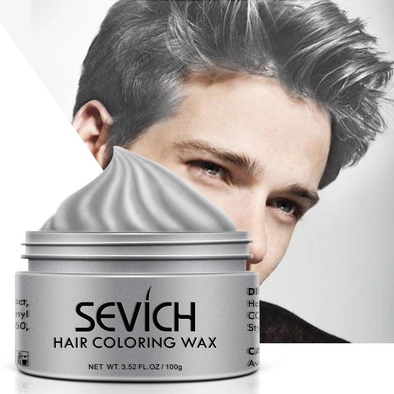 Temporary Hair Colour Pomade 8 colors elastic styling hair wax for man and woman