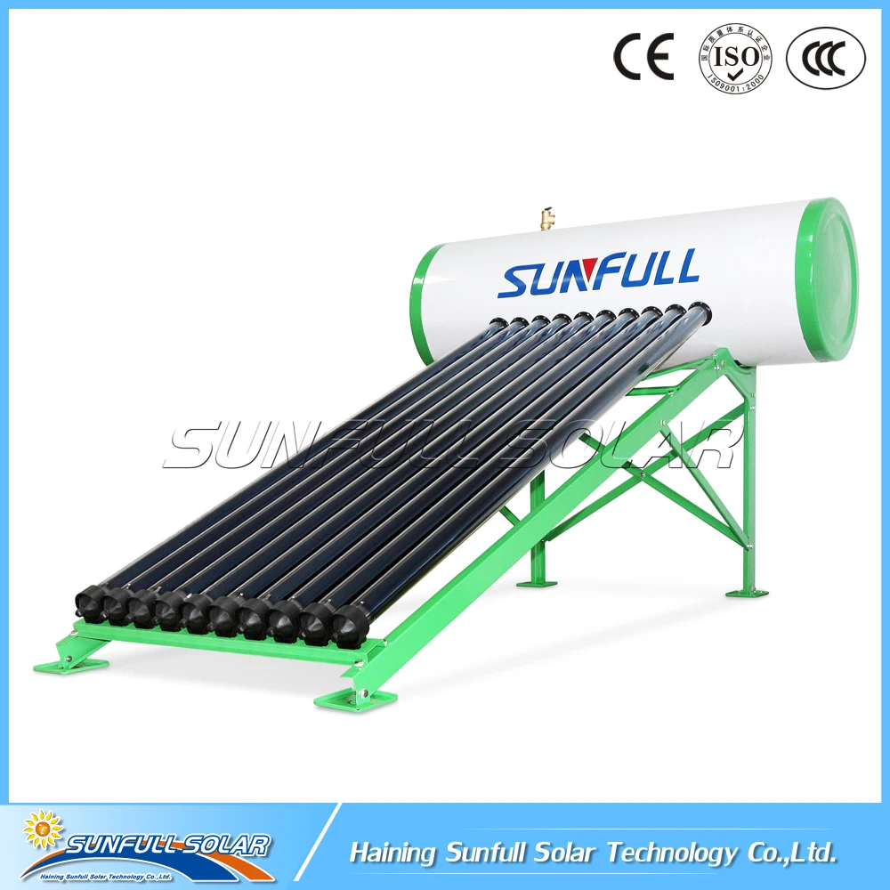New Style 10 Tubes High Pressure Heat Pipe Solar Water Heater Greenhouse for Sale