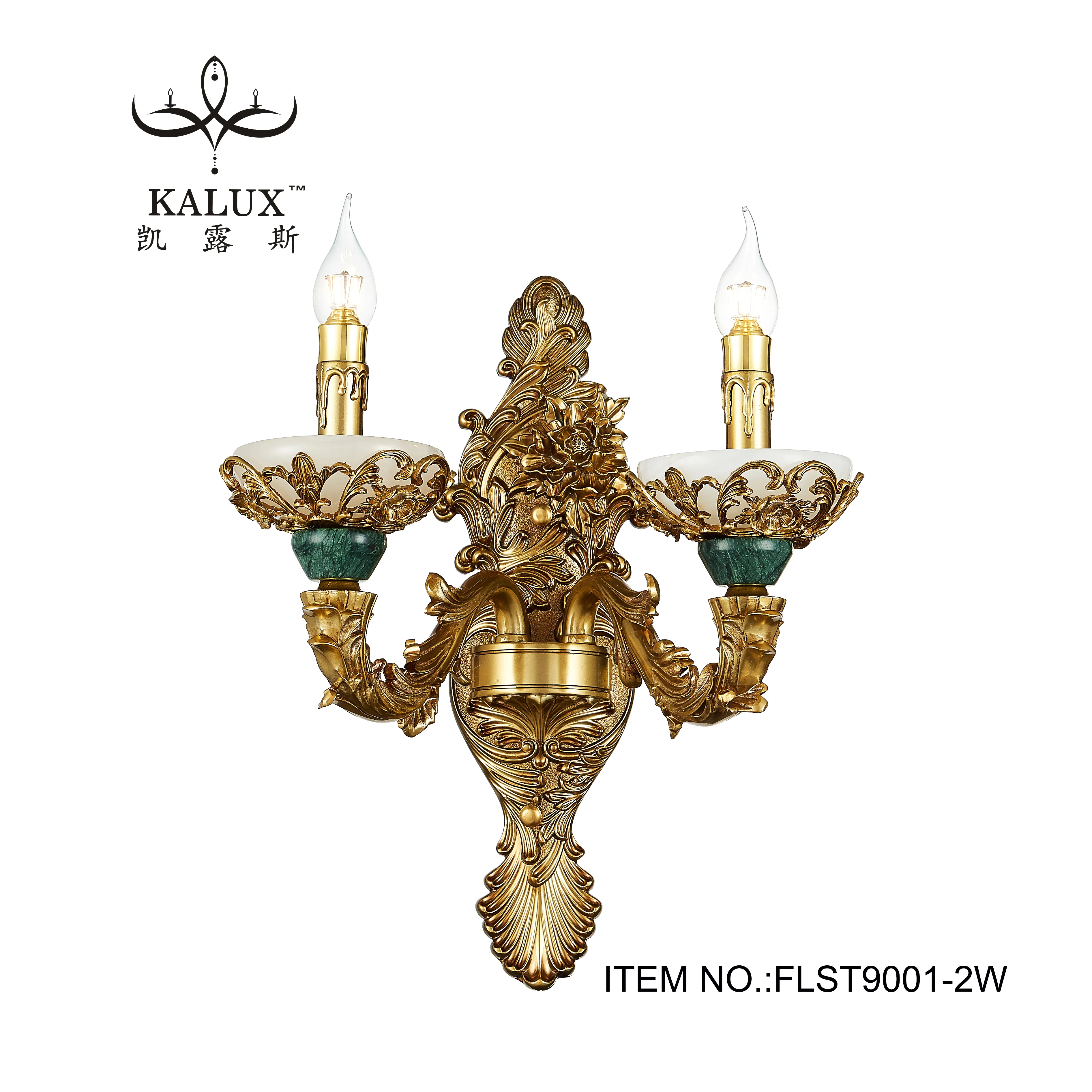 
2020 Italy new design High quality American Vintage wall lamp antique white /gray Rustic Metal Crystal wall sconce 