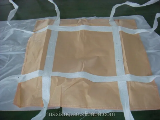 fertilizer sling bag soft pallet  crowfoot tape sling for cement 1.5 Ton Bag Packing Sack Plastic PP Container Transport small w