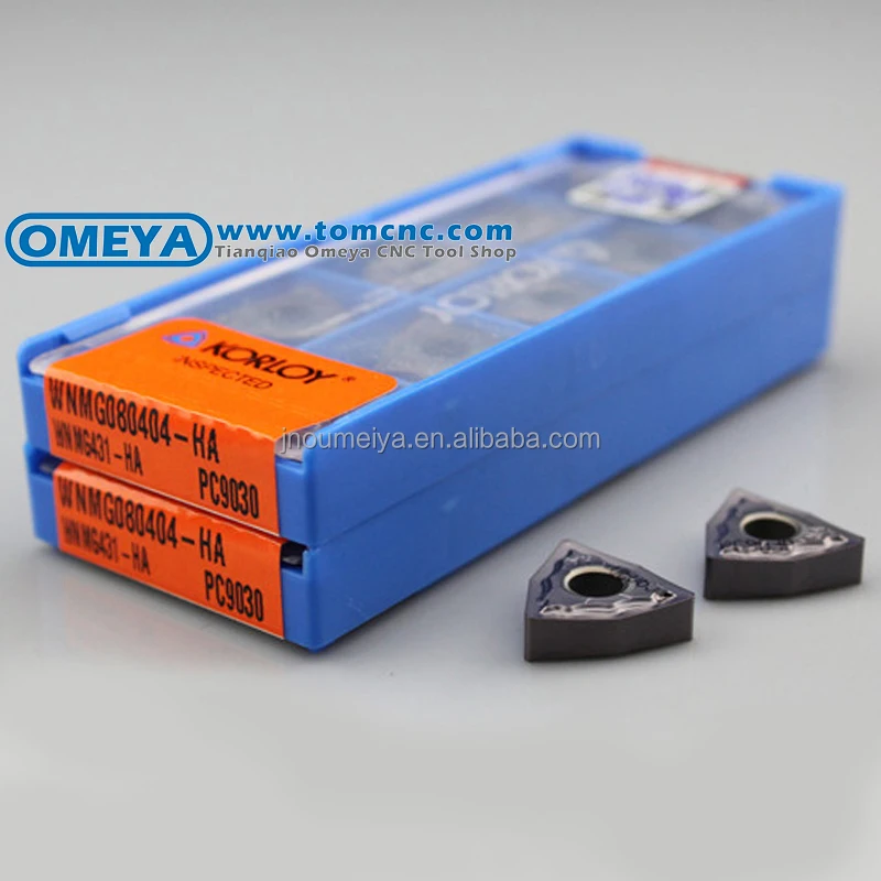 Steel, stainless steel, cast iron WNMG080404-GS PC9030 cnc carbide cutting tool