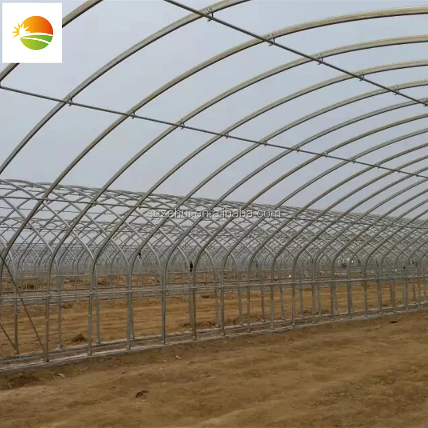 
hot galvanized steel arch pipes greenhouse 