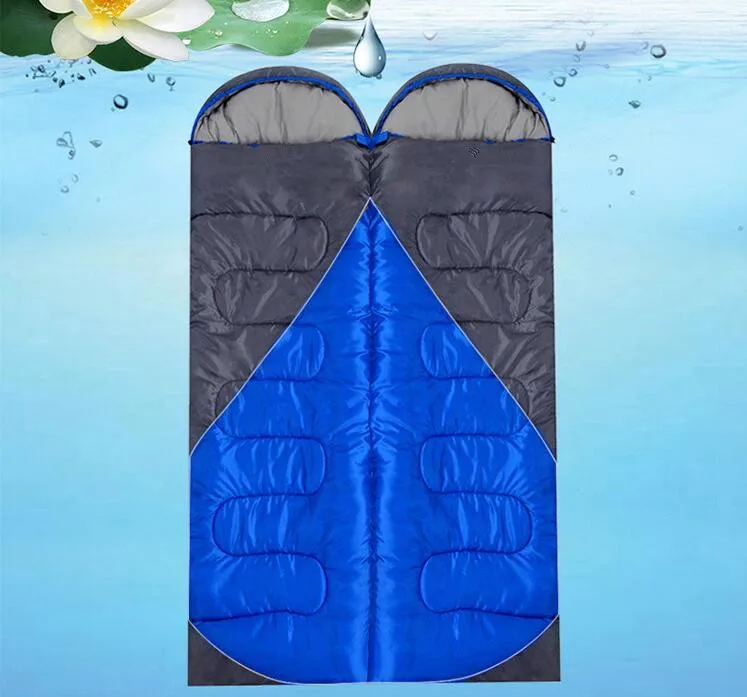 Factory direct wholesale custom outdoor envelope camping winter sleeping bag