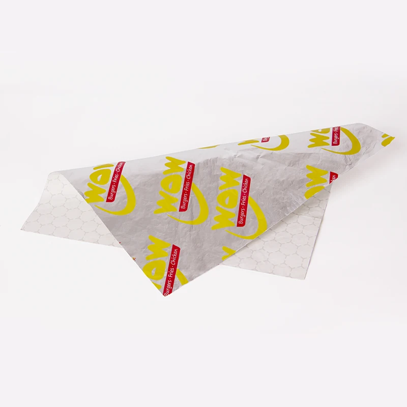 
Printed greaseproof paper,high quality food grade greaseproof paper raw material,burger wrapping paper in roll 