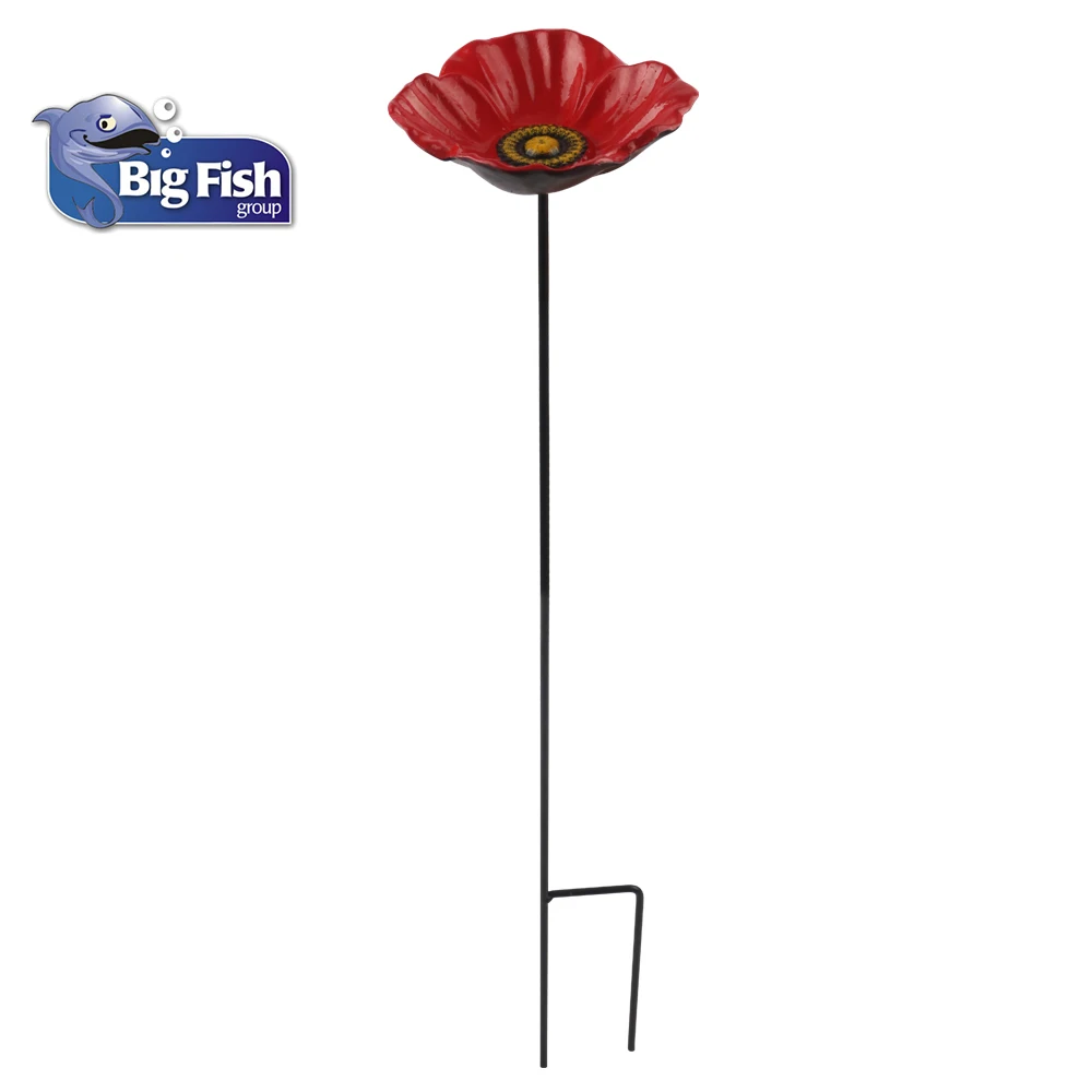 
Outdoor Flower Shaped Bird Feeders with stake 