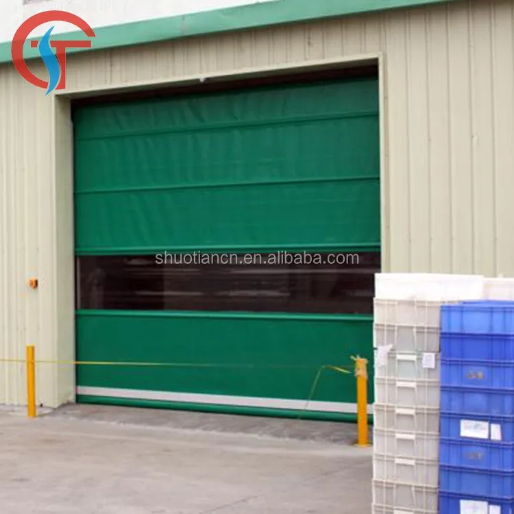 Automatic Rolling Up Pvc High Speed Roller Shutter Door
