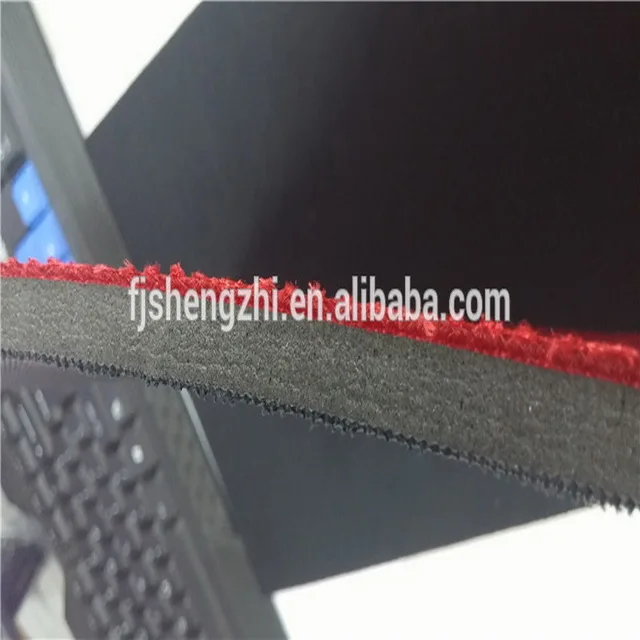 helmet filling rubber foam top with multiple layer fabric