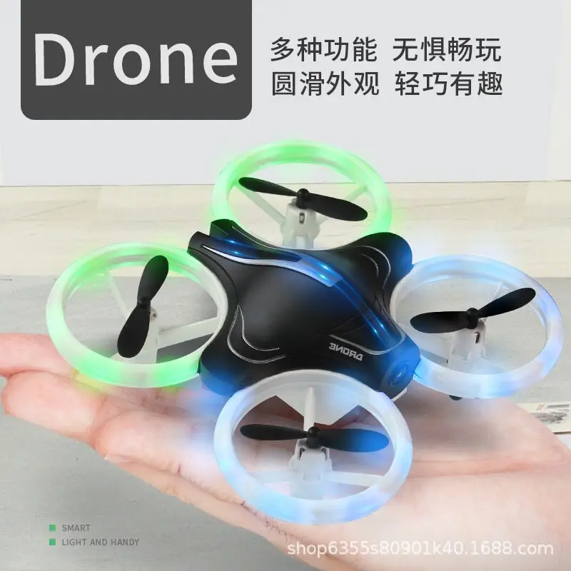 DWI Dowellin 2.4G 4CH D6 Pocket Mini RC UFO Camera Drone with Light