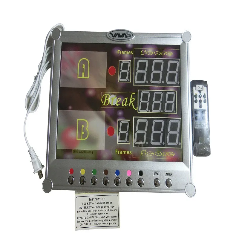 Лидер продаж электронный снукер цифровой бильярдный стол с беспроводным управлением