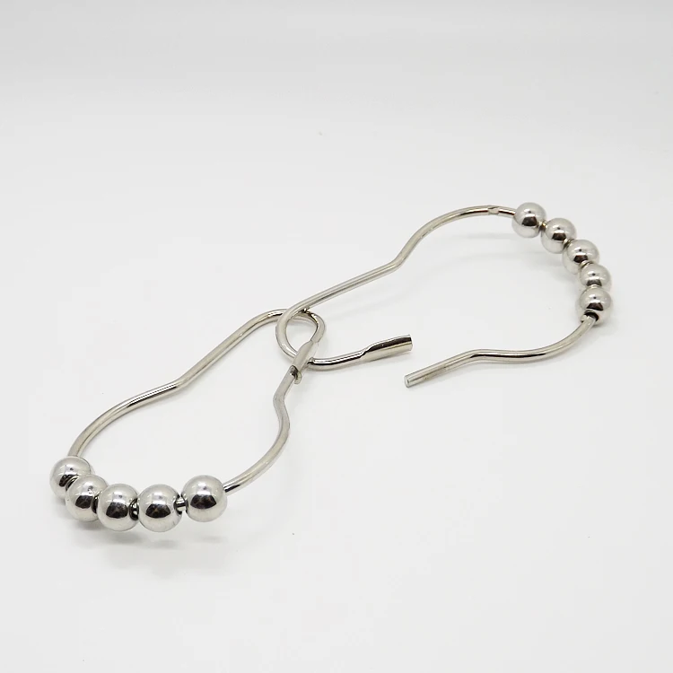 YIWANG Manufacture Wholesale Iron Silver Shower Curtain Hook Rings