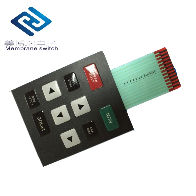 DIY membrane switch spacer foil keyboard for experimental apparatus Instrument