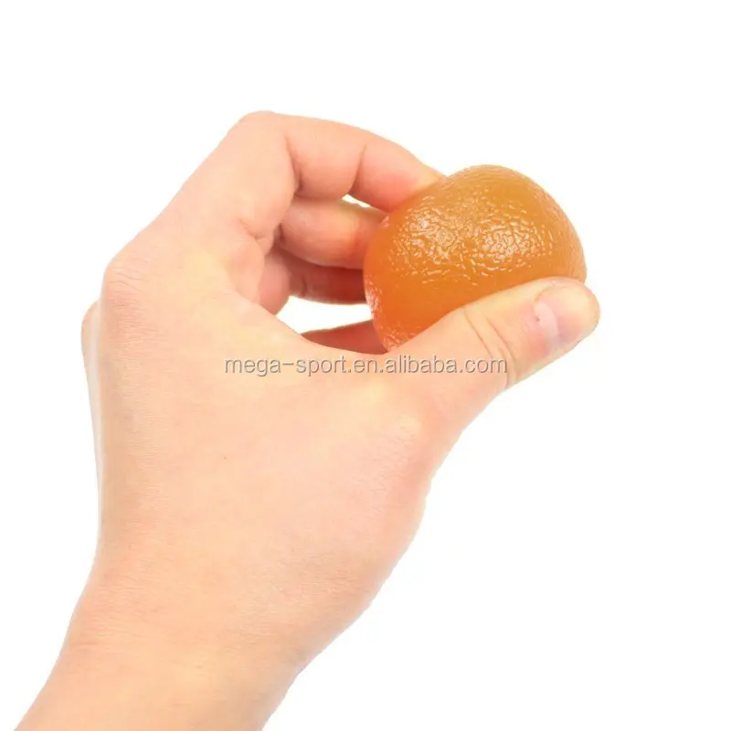 Round Shape Gel TPR Therapy Hand Massage Exercise Finger Exercise Ball Hand Grip stress ball