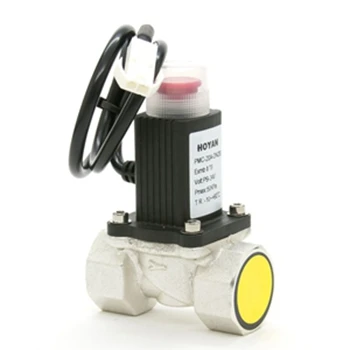 Gas Control Valves Gas Detector with Alarm Natural Standard Solenoid Normal Temperature Brass or Aluminum Alloy Manual Reset NBR