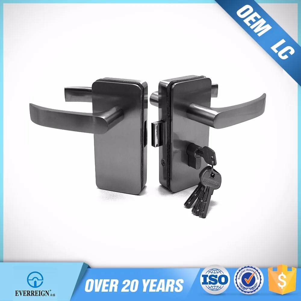 bulk buy from china hot sell tempered glass door lock