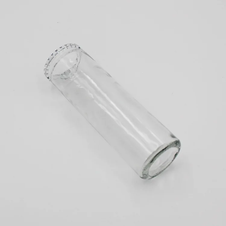 glass holder for  7days Religious style clear glass  candle holder in glass wedding candle  holder 440ml 495ml
