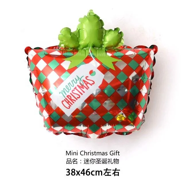 
wholesale christmas decorations products supplies Christmas Banner pennant Santa Claus Balloon set 