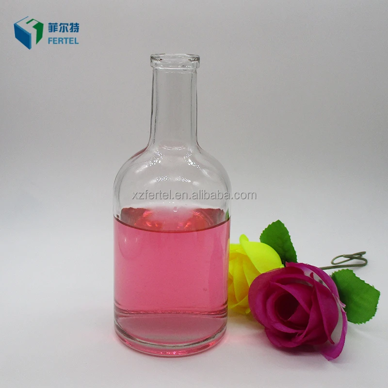 Recycled Glass Bottle with Cork for fragrance