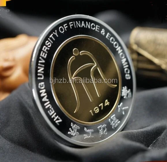 High quality metal souvenir 2 euro gold coin