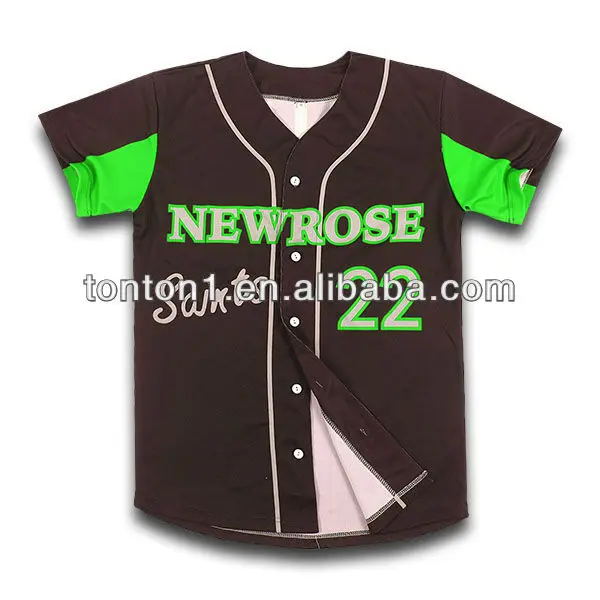 professional sublimated custom baseball jersey