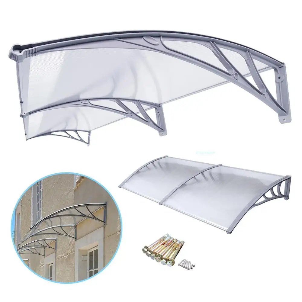 
Waterproof Polycarbonate air conditioner canopy with plastic bracket 