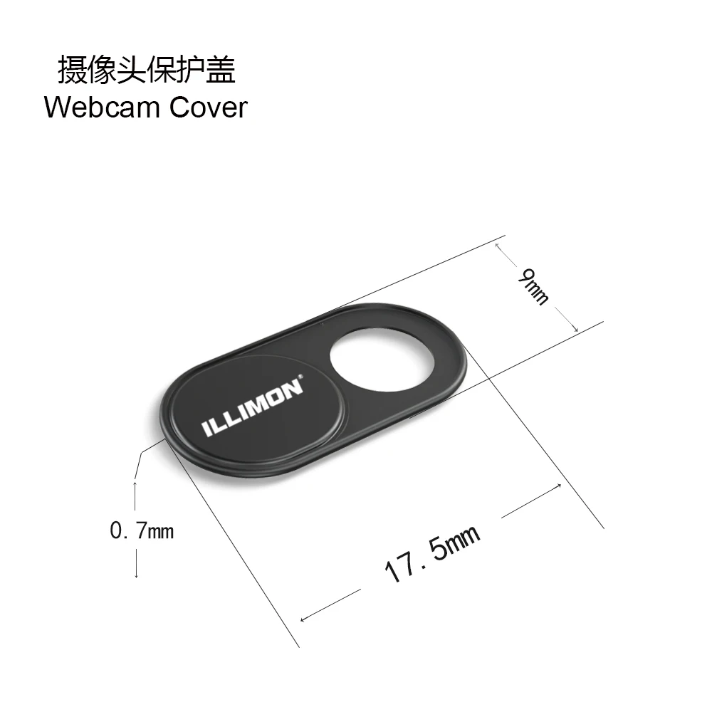 silver webcam cover metal sliding slim webcam cover