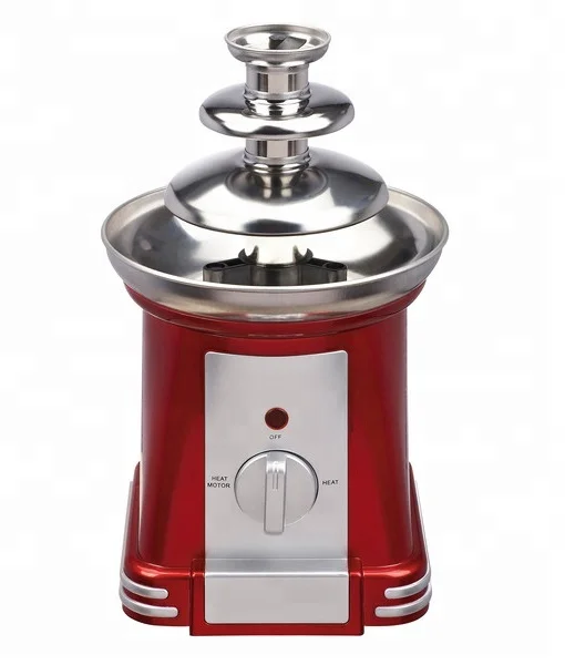 chocolate fountain fondue machine ss or plastic tower for promotion and party mini design