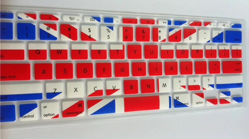 Наклейки на клавиатуру с британским флагом компьютерную