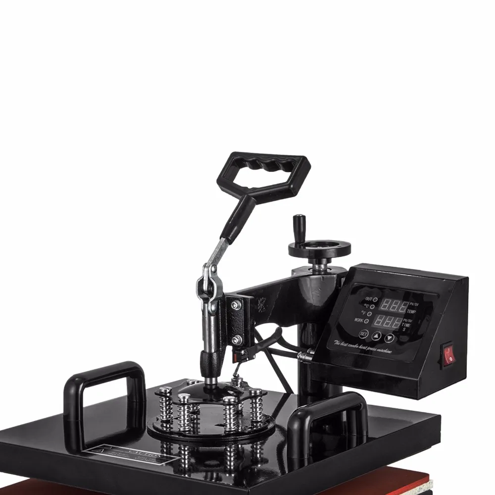 
6 in 1 Digital Heat Press Machine Multifunctional Transfer Sublimation for T-Shirt Mug Cup Hat Cap 15
