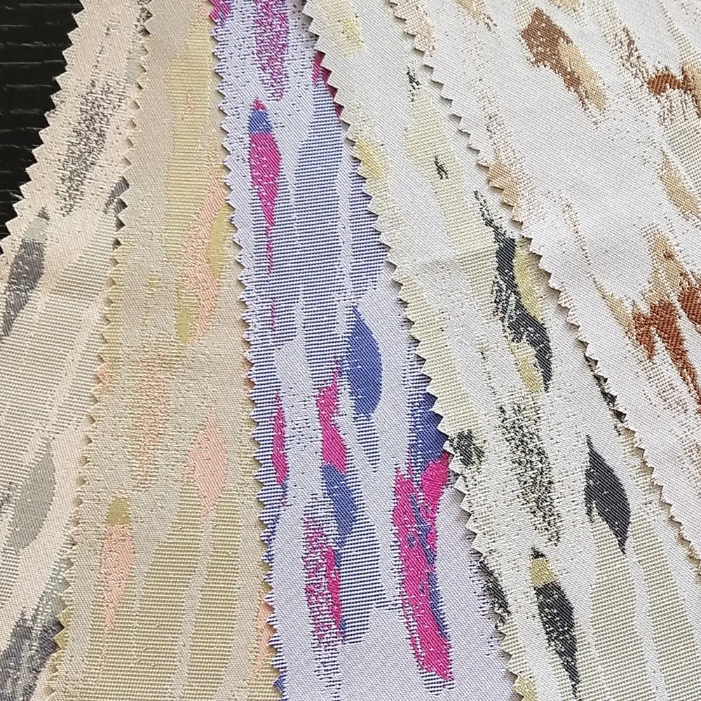 SHAOXING FASHION DESIGN AND METALLIC FABRIC BROCADE JACQUARD FABRIC FOR DRESS