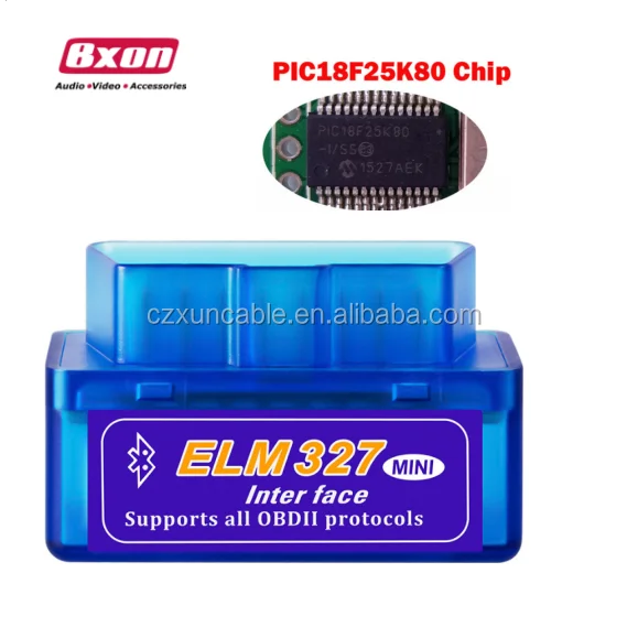 New PIC18F25K80 Double Board Mini ELM327 V1.5 BLE 2.0 OBD2 Scanner