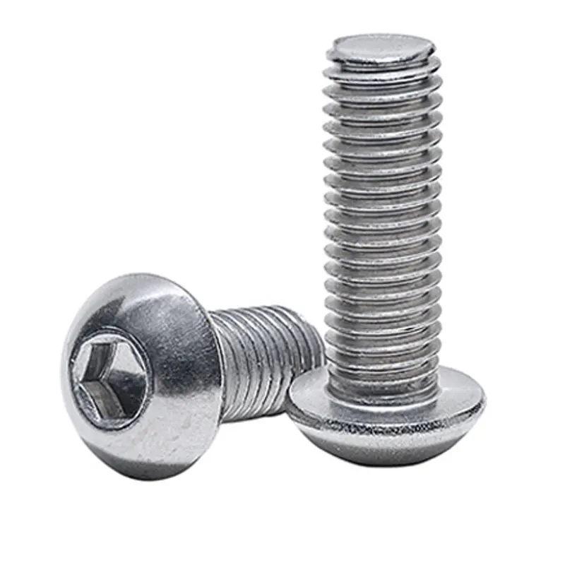 Stainless Steel SS304 hex socket button head screw ISO7380