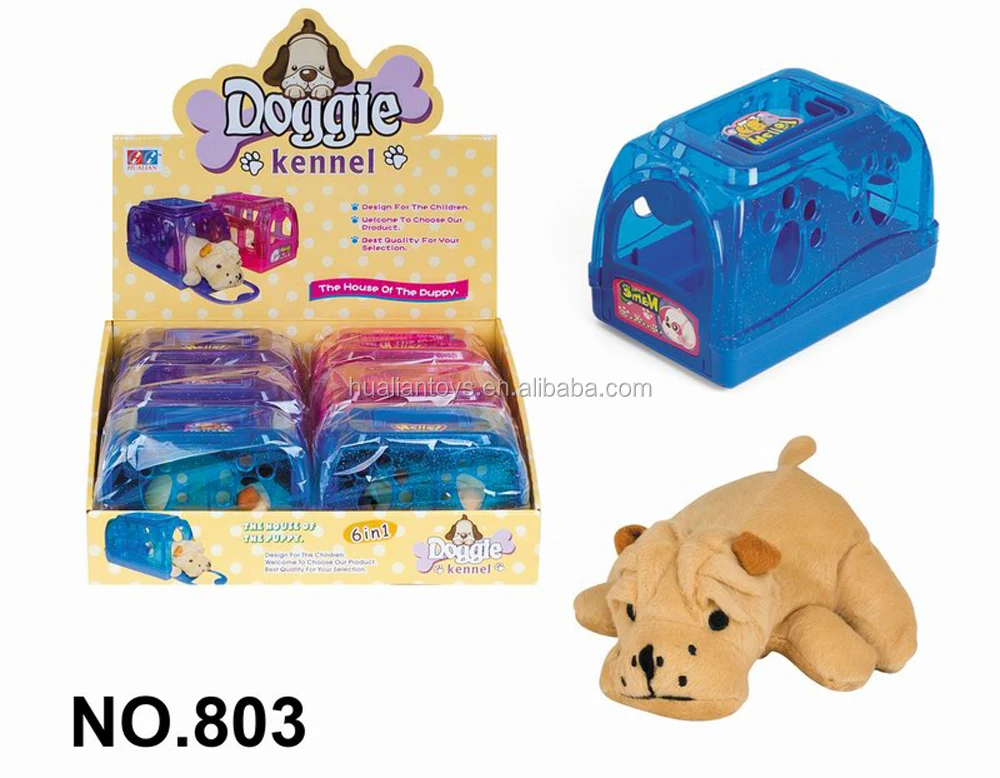 Мини-переноска для детей с плюшевым щенком