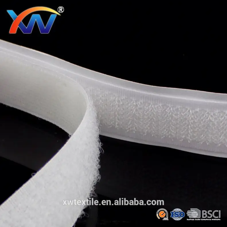 wholesale sticky backed nylon self adhesive hook and loop tape