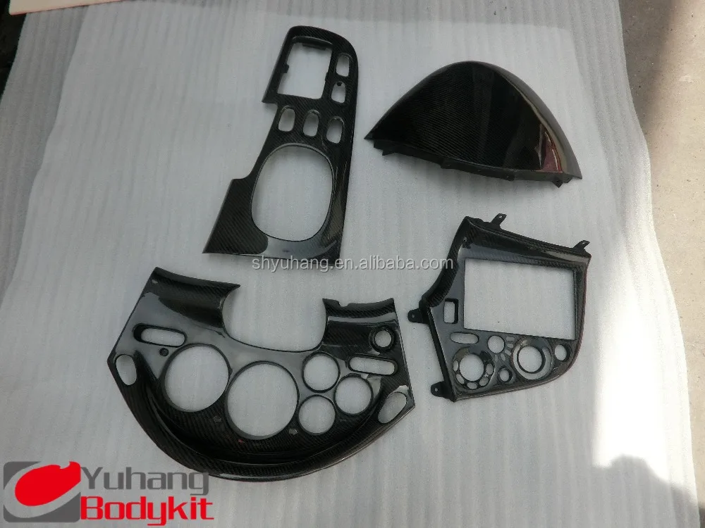 For RX7 FD 3S RHD 4pcs Interior Replacement  CF Carbon fiber