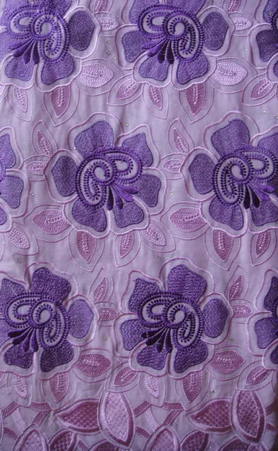 High Quality Wholesale Cotton African Lace Fabrics / African Dry Swiss Voile Lace Discount Fabric / Cheap Textile Material