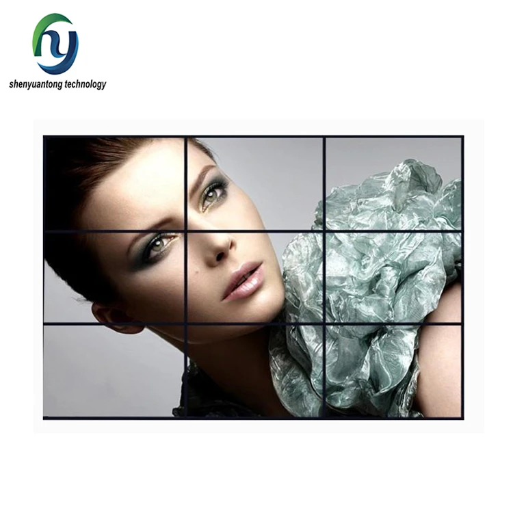 ultra-thin seam 3x3 55 inch indoor LCD Video 3D TV Wall Panel 1080P Screen flexible led mount video wall