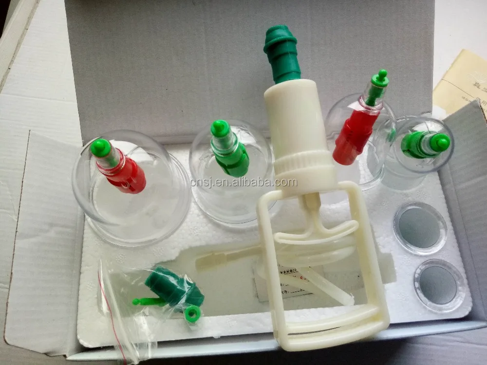 
2018 Hot sale chinese 6 vaccum 6 cupping sets 